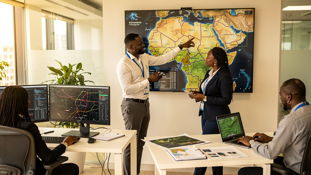 ImpactMaps Nigeria geospatial team at work